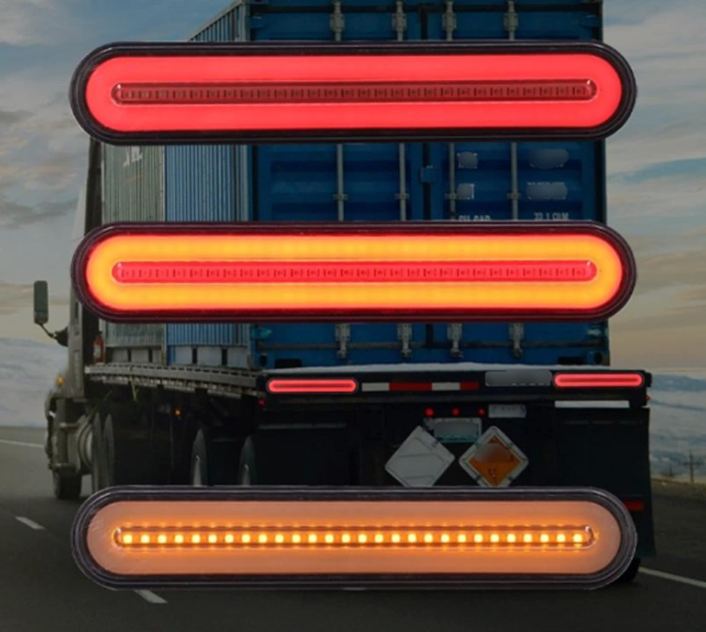 Amazon | 12v 24v led 1本 シーケンシャル ウインカー マーカーランプ